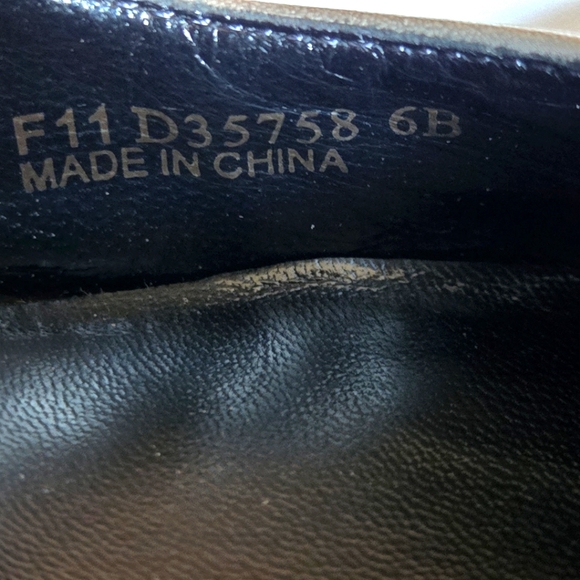 COLE HAAN Designer Business Casual Ultra High Olive Green Sexy Leather Shoes 6B - Picture 7 of 7